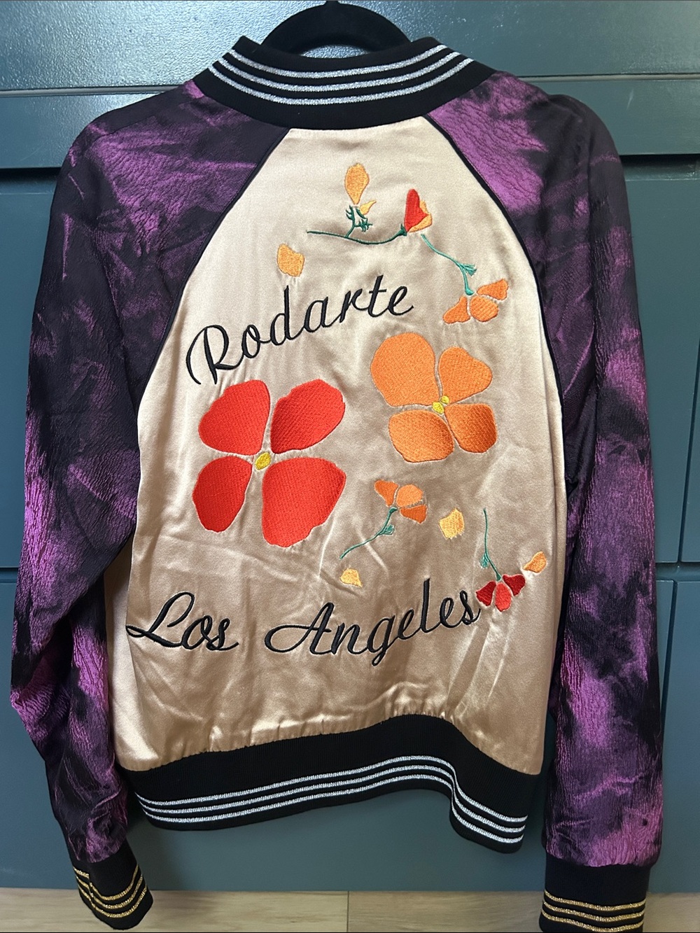 RARE Rodarte Satin Lined Jacket in Hot Pink & Black